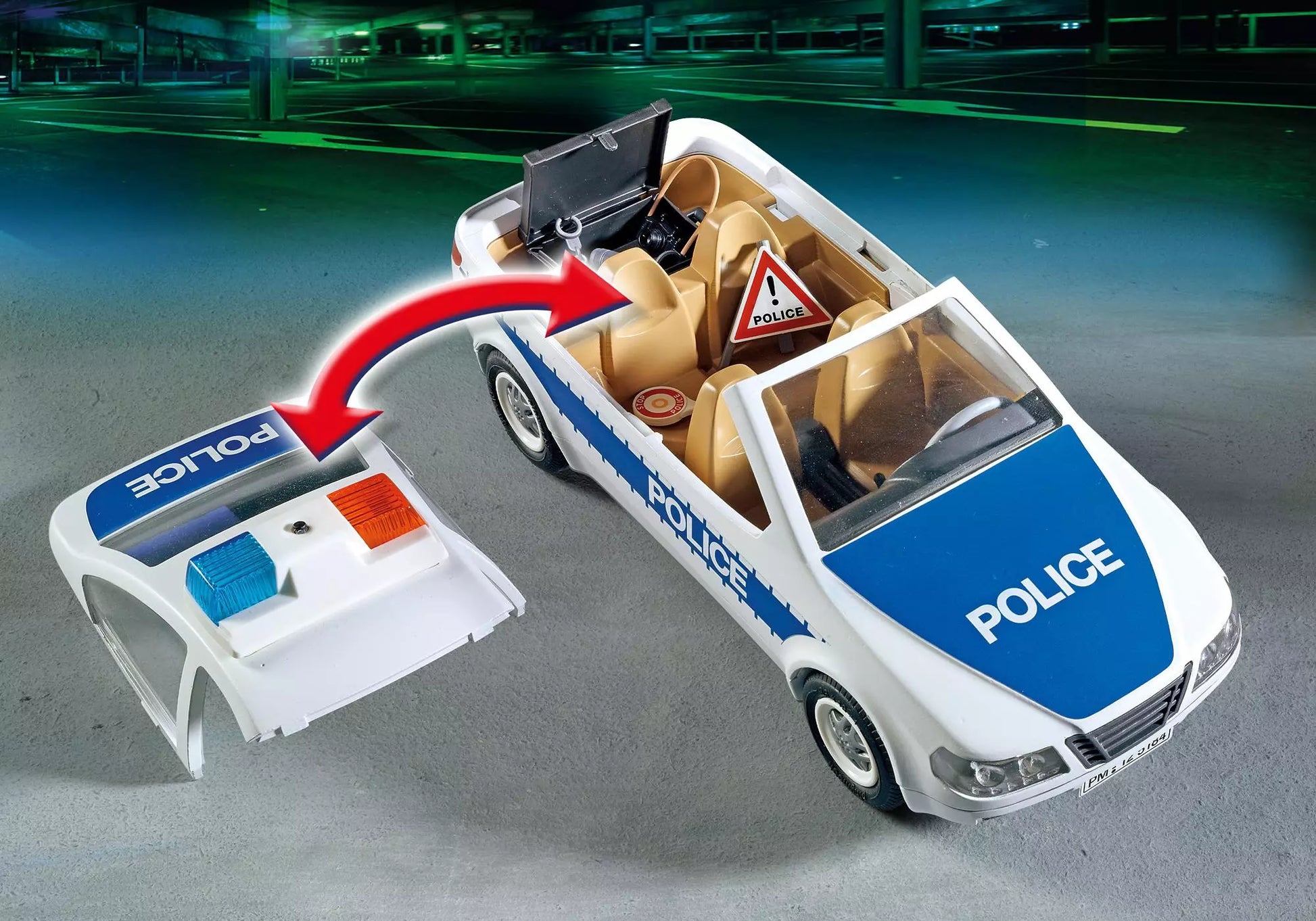 Playmobil 5184 City Action Polizeifahrzeug mit Blinklicht - plegobil