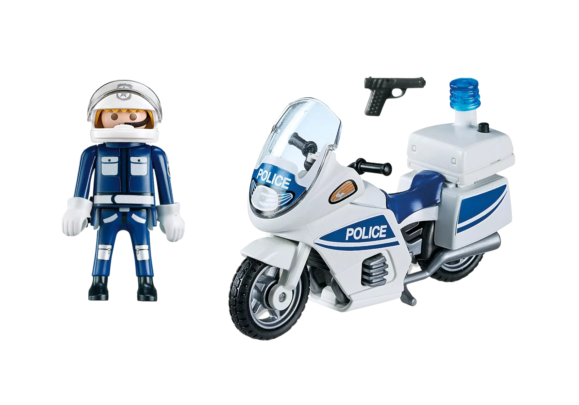 Playmobil 5185 City Action Polizeimotorrad mit Blinklicht - plegobil