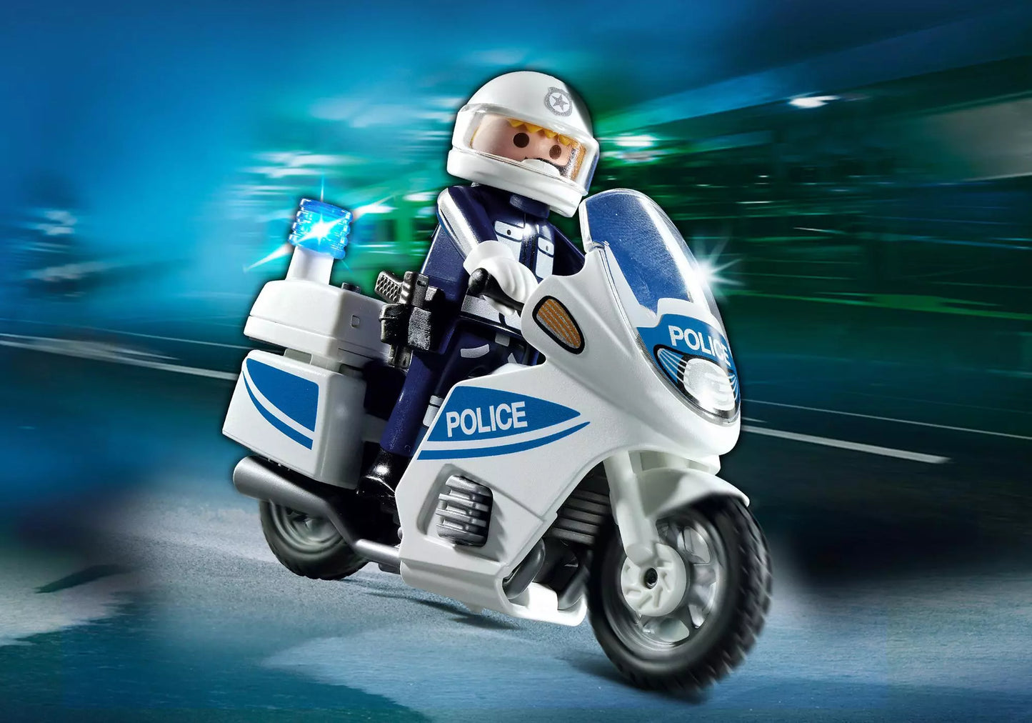 Playmobil 5185 City Action Polizeimotorrad mit Blinklicht - plegobil