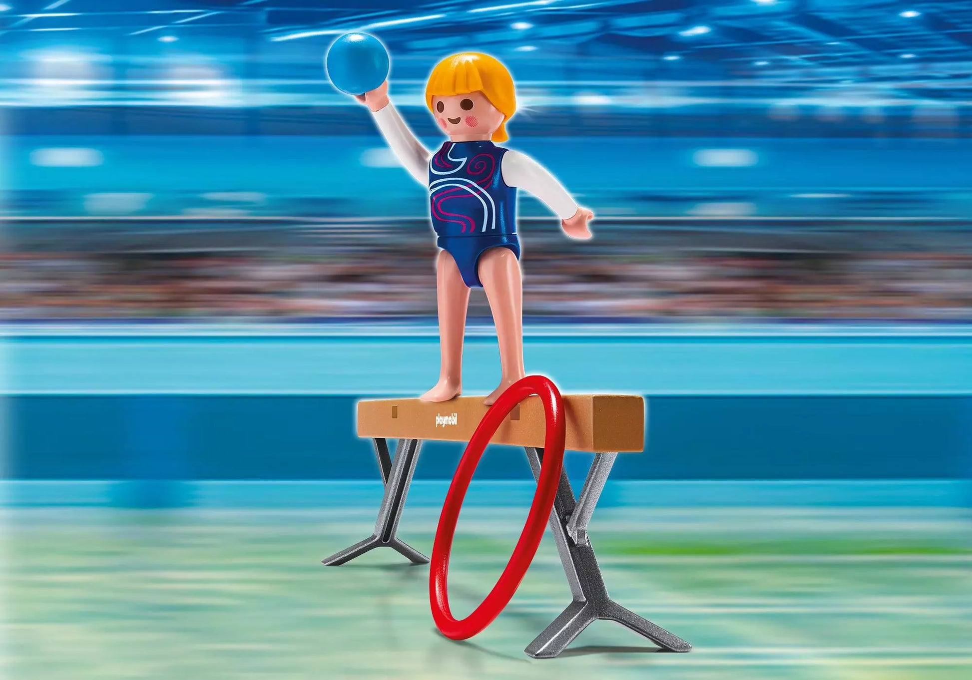 Playmobil 5190 Sammlerstück Sports & Action Turnerin am Schwebebalken - plegobil