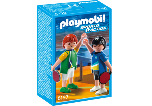 Playmobil 5197 Sammlerstück Sports & Action 2 Tischtennisspieler - plegobil