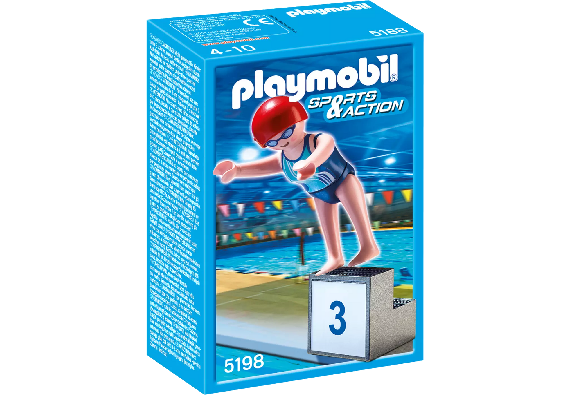 Playmobil 5198 Sammlerstück Sports & Action Schwimmerin - plegobil