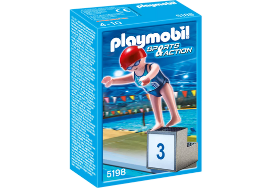 Playmobil 5198 Sammlerstück Sports & Action Schwimmerin - plegobil