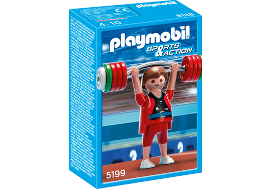 Playmobil 5199 Sammlerstück Sports & Action Gewichtheber - plegobil