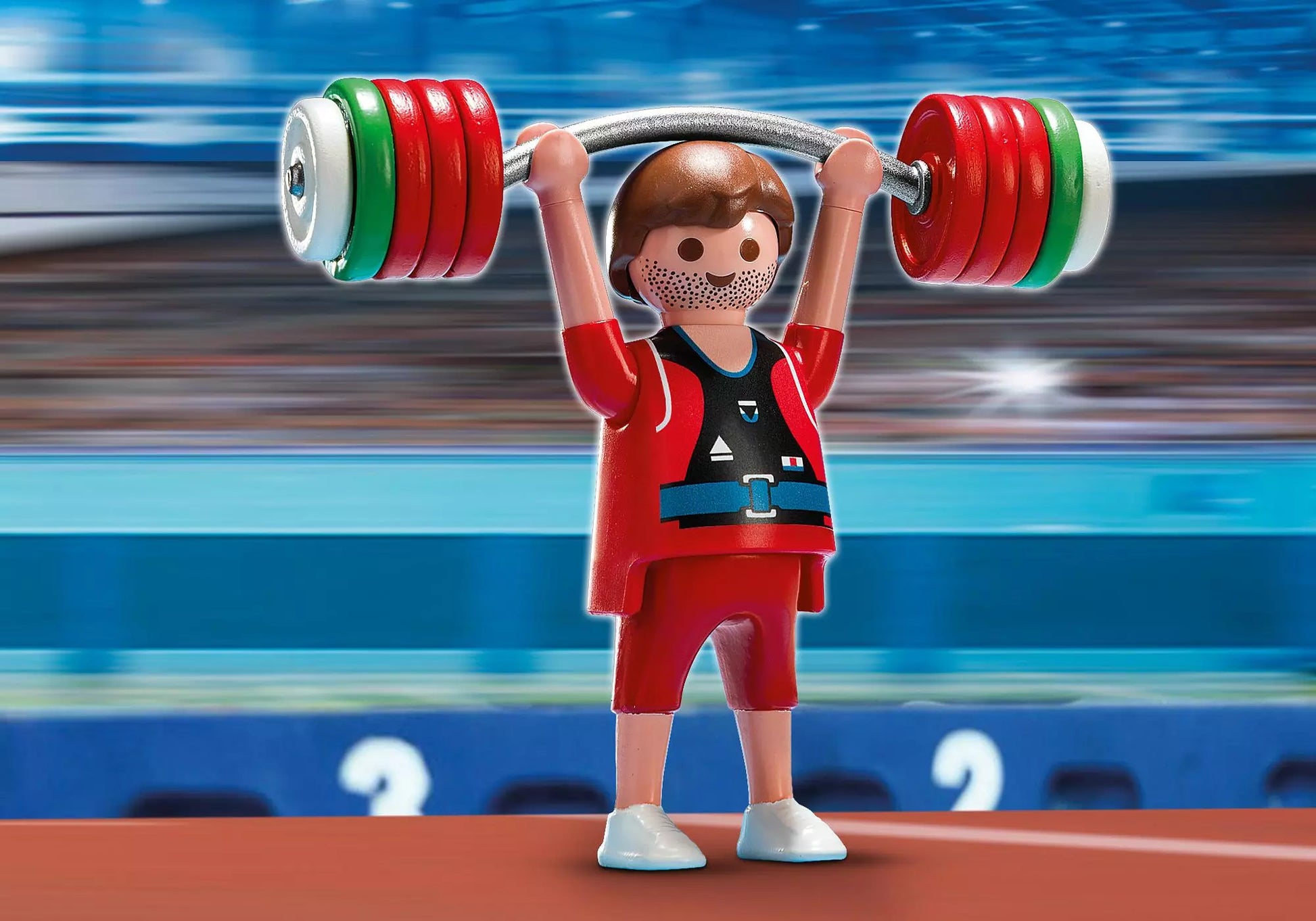 Playmobil 5199 Sammlerstück Sports & Action Gewichtheber - plegobil