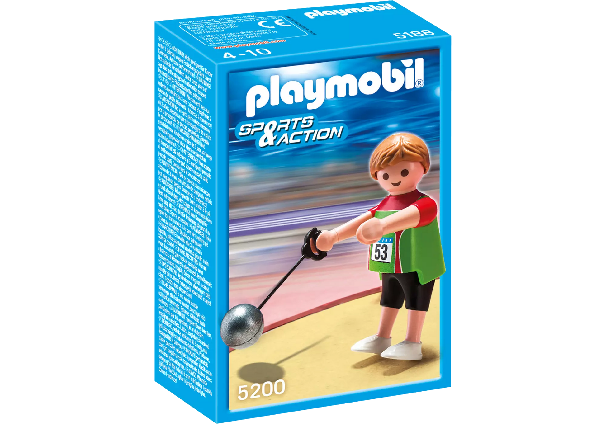 Playmobil 5200 Sammlerstück Sports & Action Olympia Hammerwerfer - plegobil