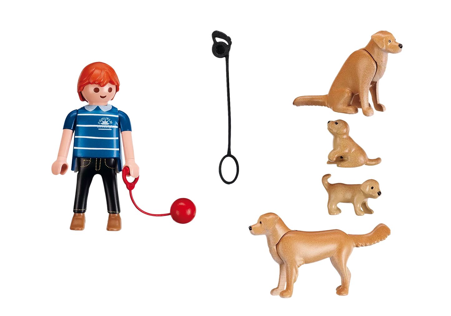 Playmobil 5209 Sammlerstück City Life Golden Retriever-Familie - plegobil