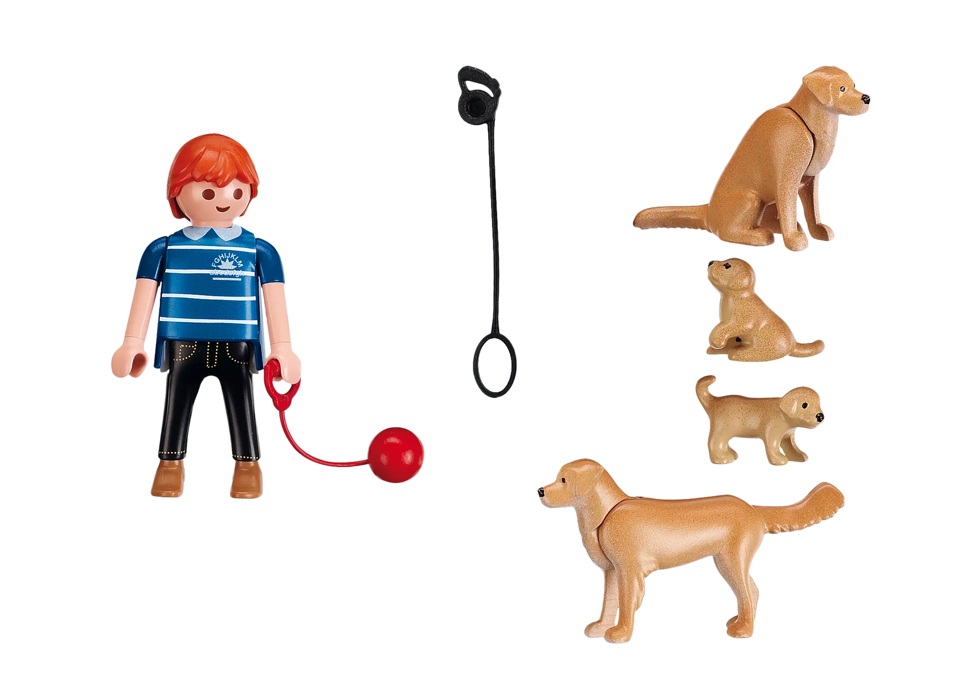 Playmobil 5209 Sammlerstück City Life Golden Retriever-Familie - plegobil