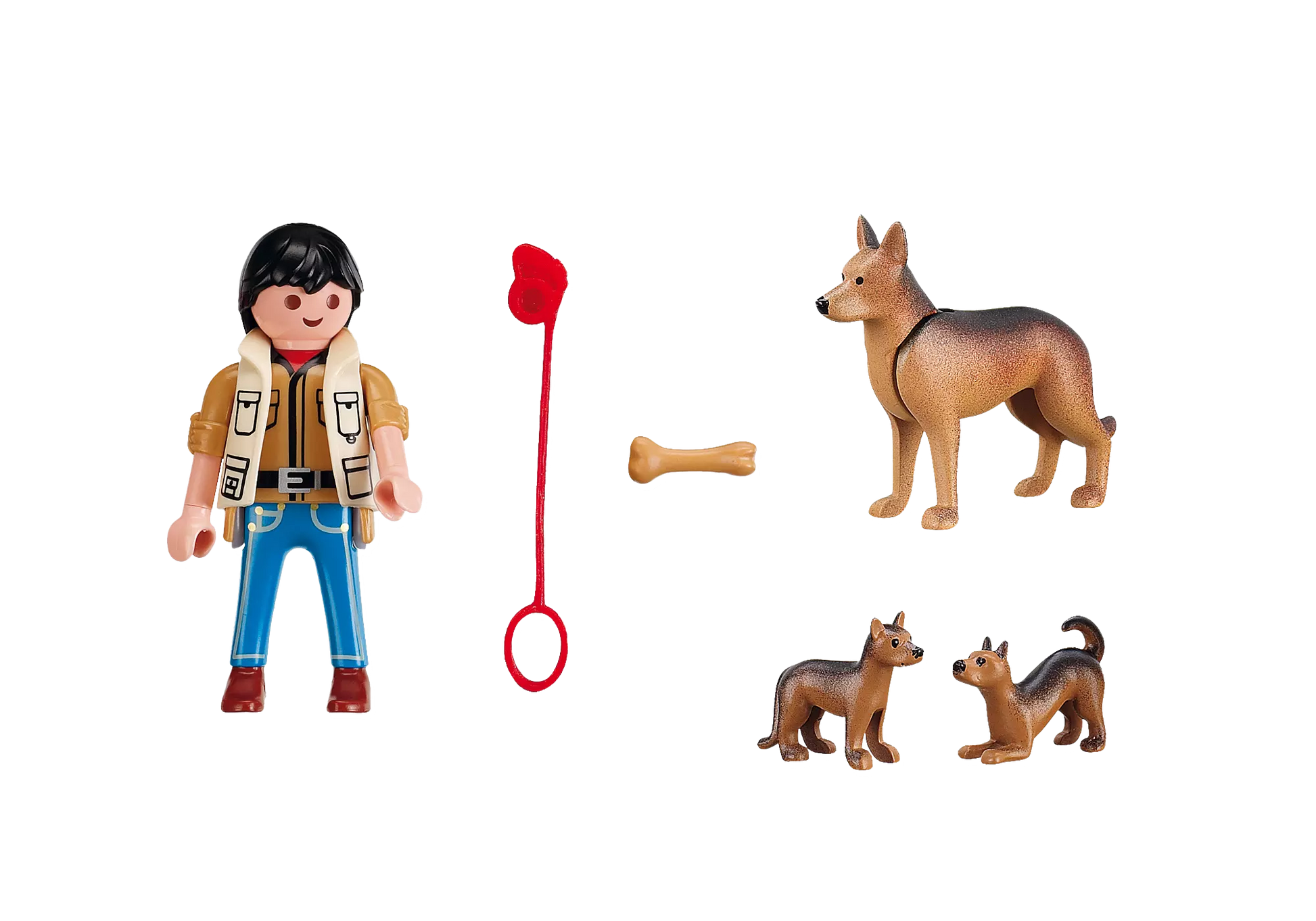 Playmobil 5211 Sammlerstück City Life Schäferhündin mit Welpen - plegobil