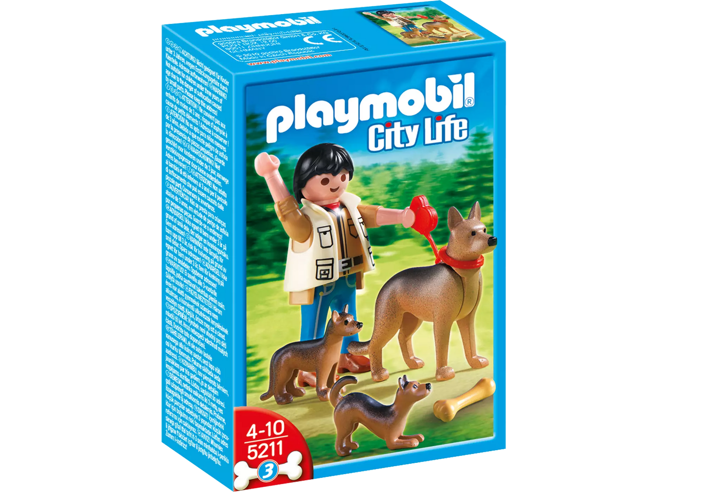 Playmobil 5211 Sammlerstück City Life Schäferhündin mit Welpen - plegobil