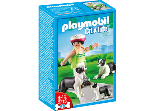 Playmobil 5213 Sammlerstück Sammelhund 5 Border Collie Familie - plegobil