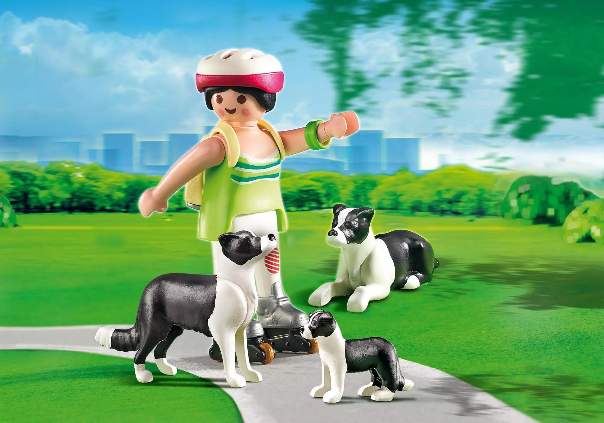 Playmobil 5213 Sammlerstück Sammelhund 5 Border Collie Familie - plegobil