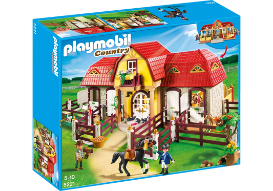Playmobil 5221 Country Großer Reiterhof mit Paddocks - plegobil