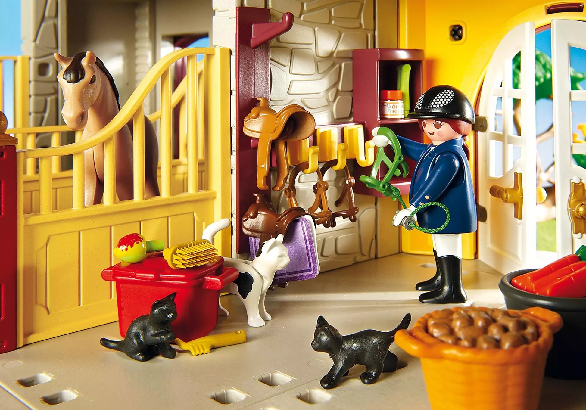 Playmobil 5221 Country Großer Reiterhof mit Paddocks - plegobil
