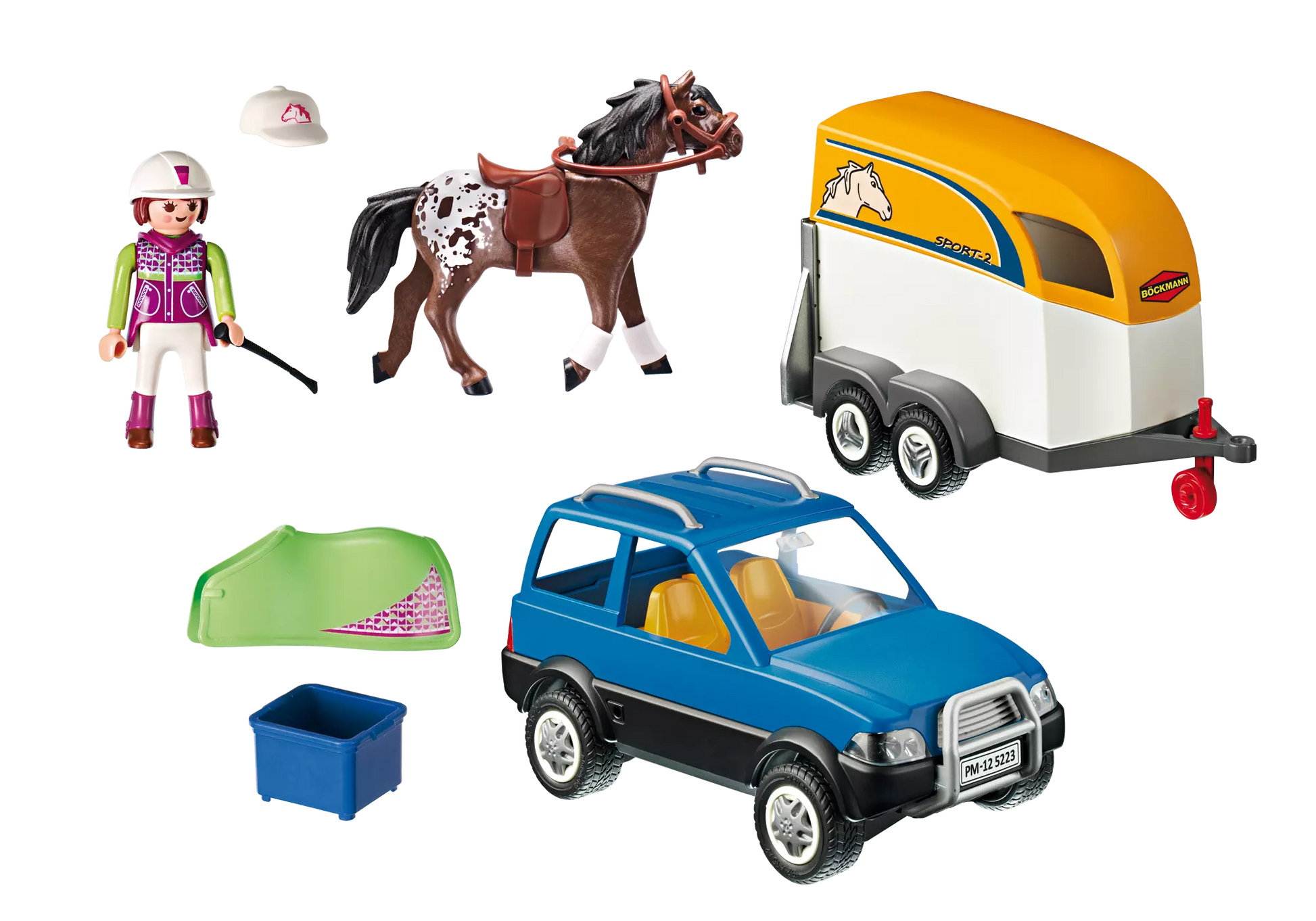 Playmobil 5223 Sammlerstück Country PKW mit Pferdeanhänger - plegobil
