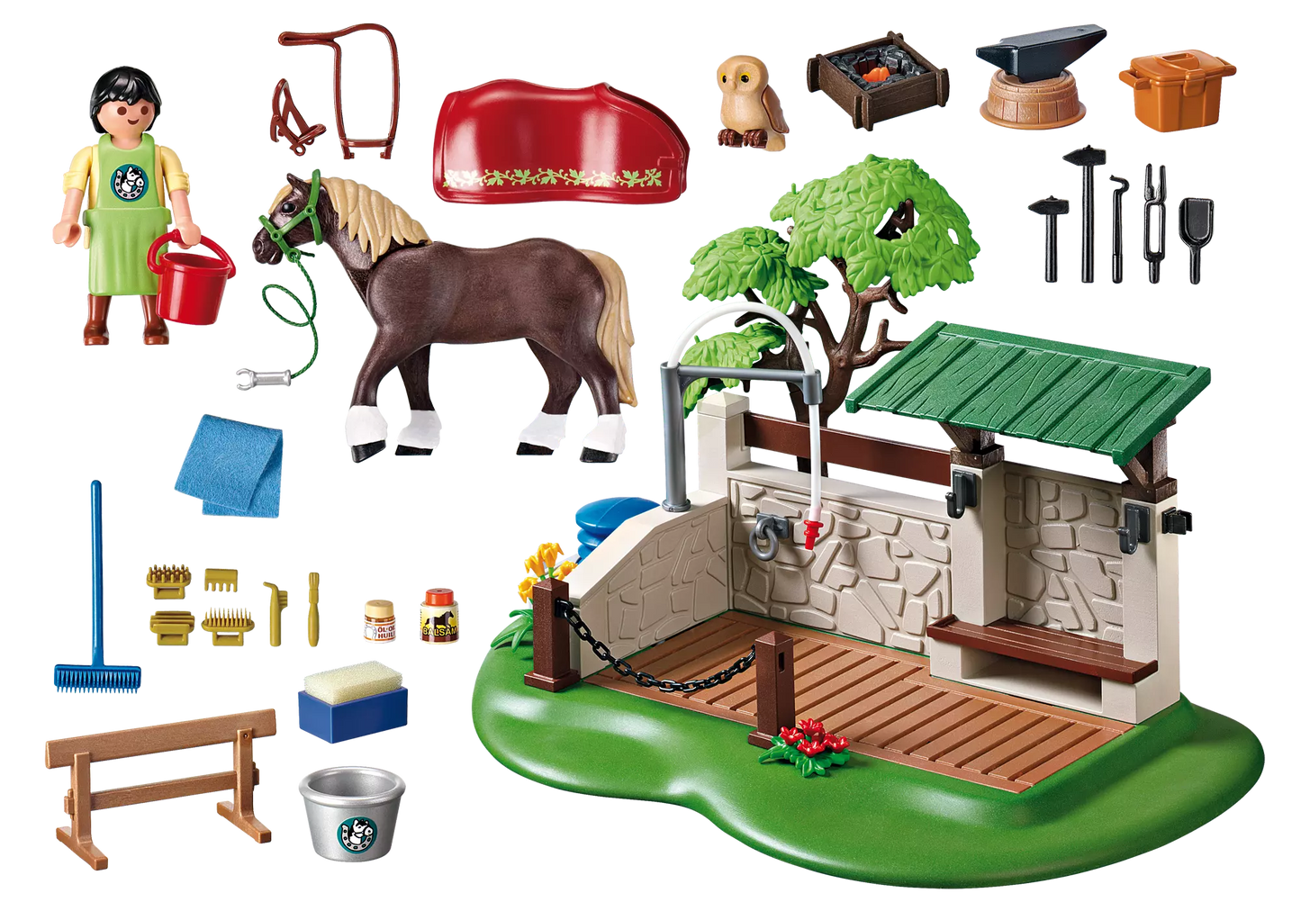 Playmobil 5225 Sammlerstück Country Pferdepflegestation - plegobil