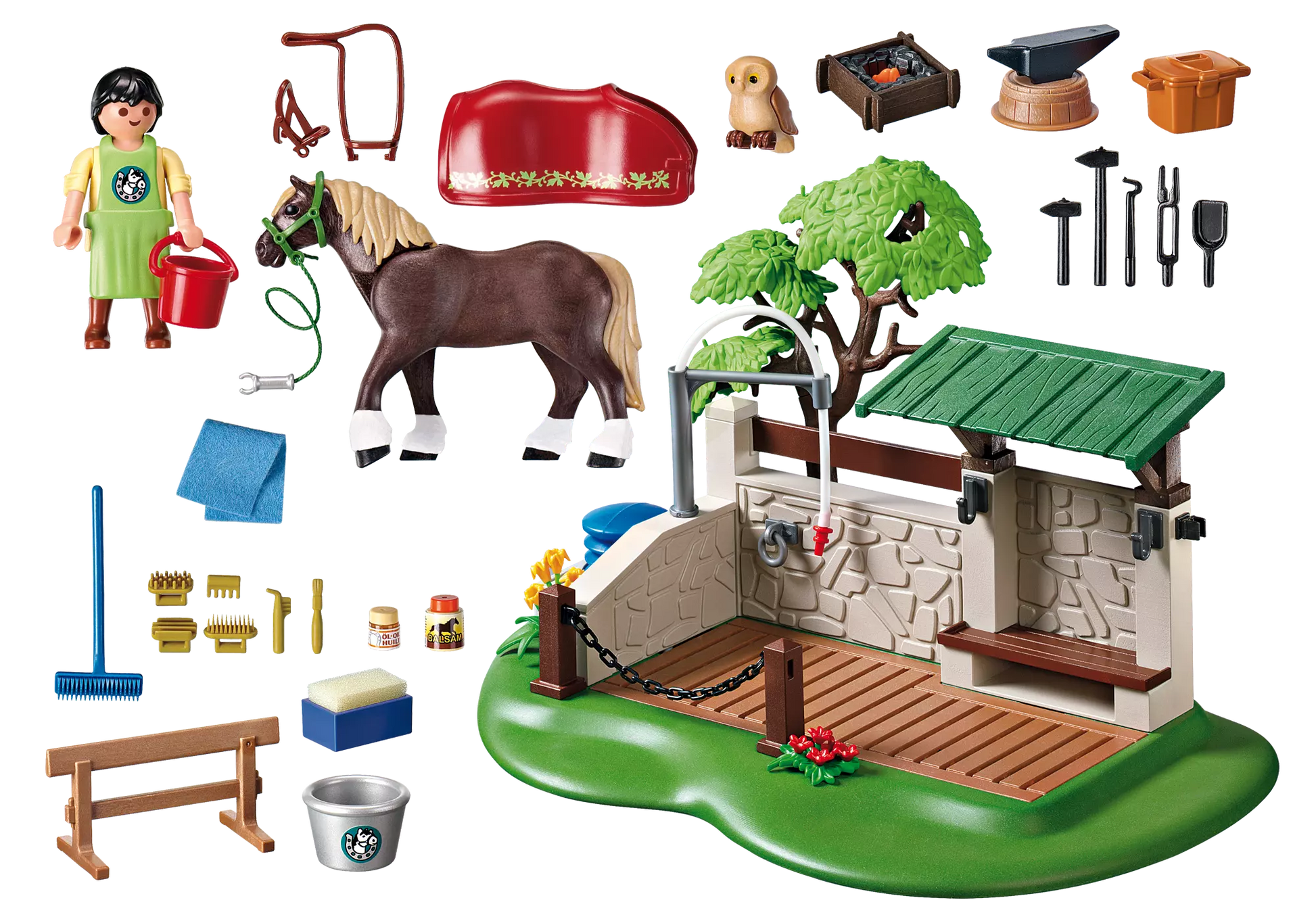 Playmobil 5225 Sammlerstück Country Pferdepflegestation - plegobil