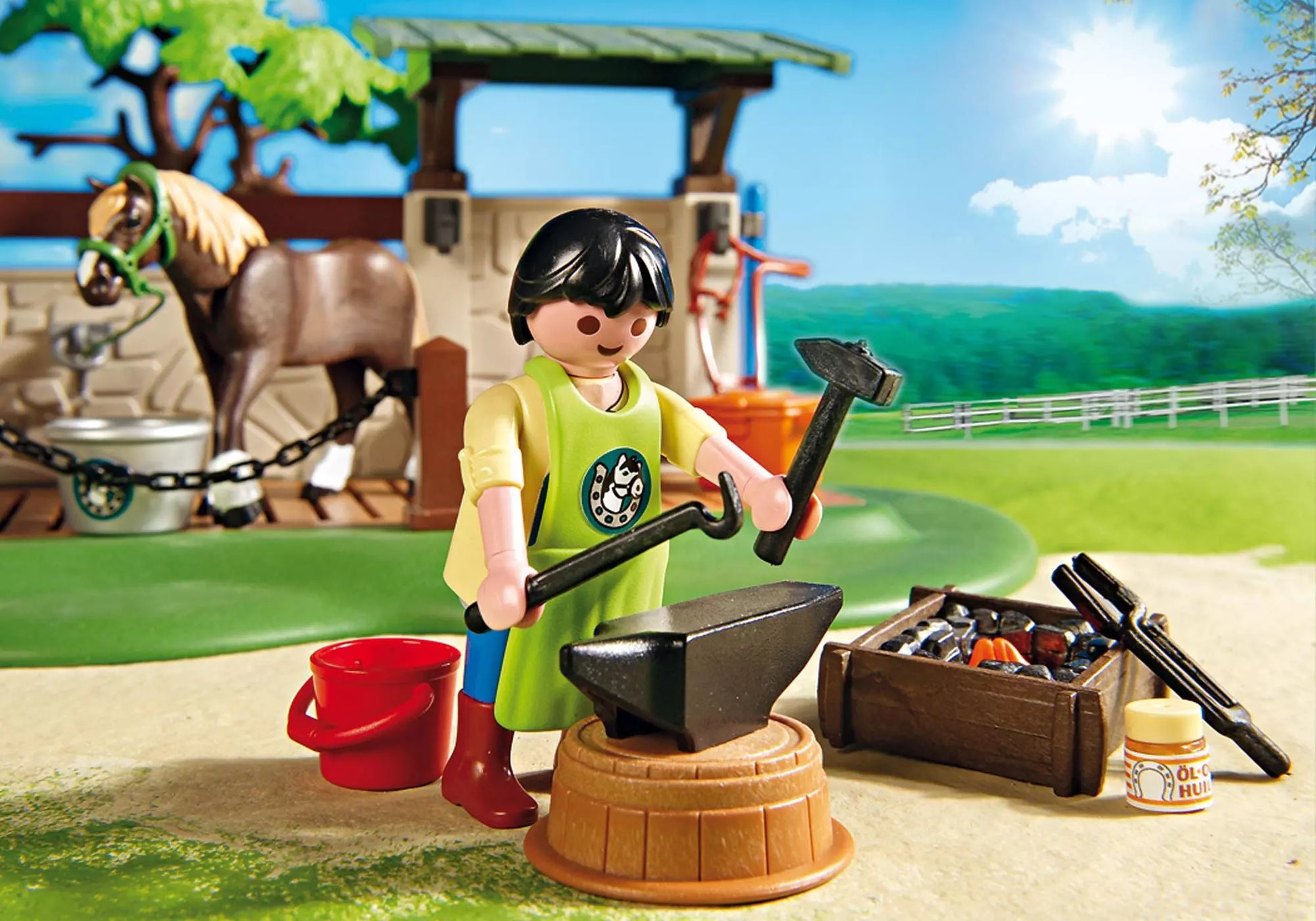 Playmobil 5225 Sammlerstück Country Pferdepflegestation - plegobil