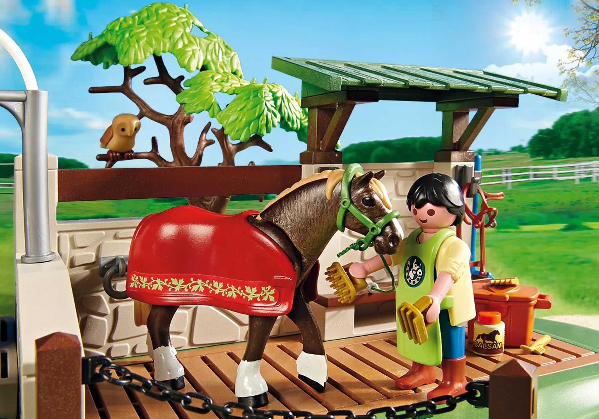 Playmobil 5225 Sammlerstück Country Pferdepflegestation - plegobil