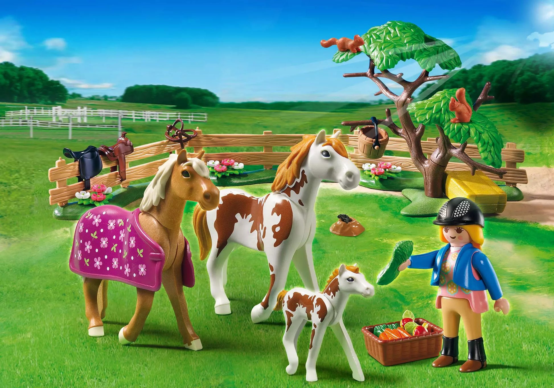 Playmobil 5227 Sammlerstück Country Pferdekoppel - plegobil