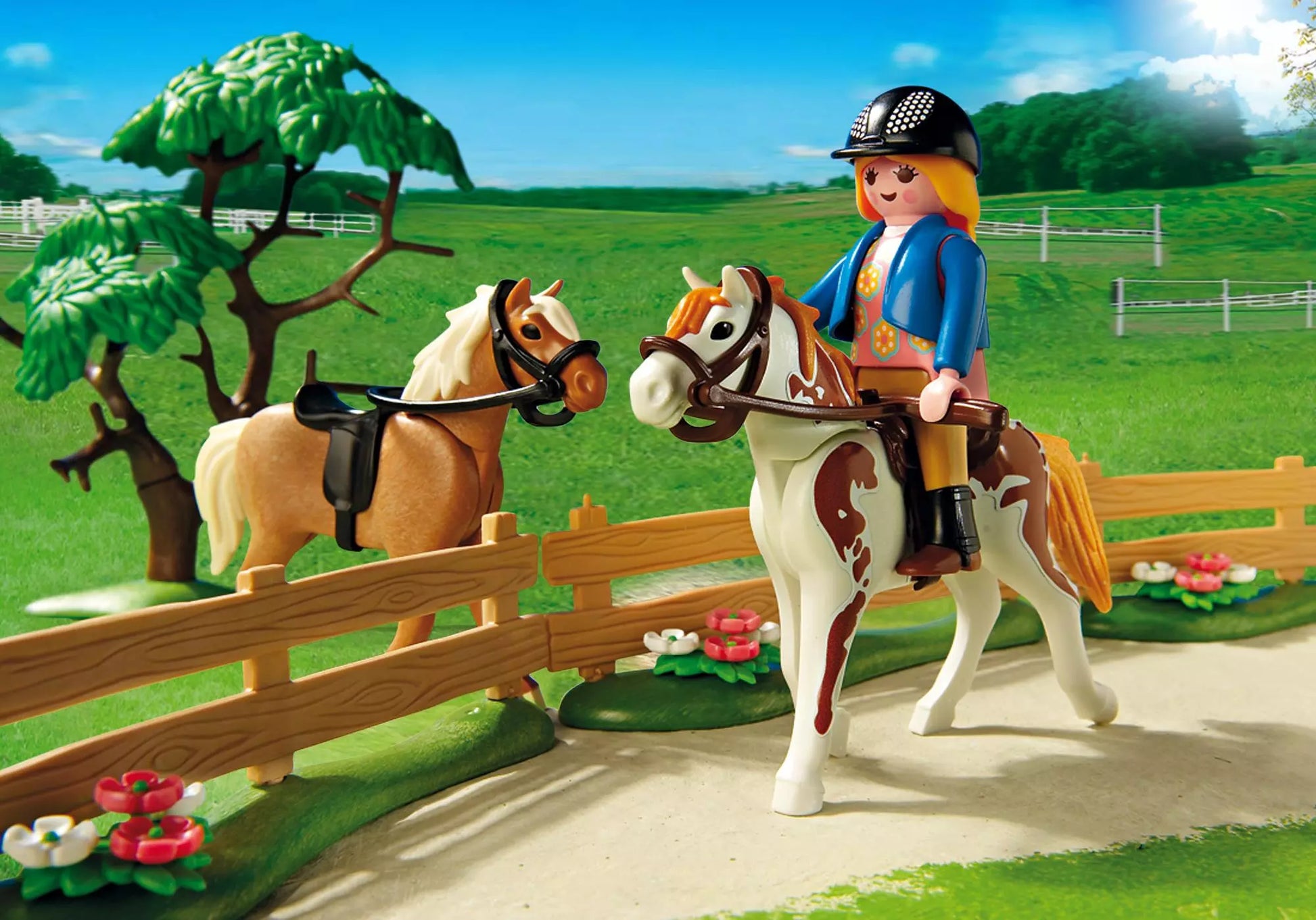Playmobil 5227 Sammlerstück Country Pferdekoppel - plegobil