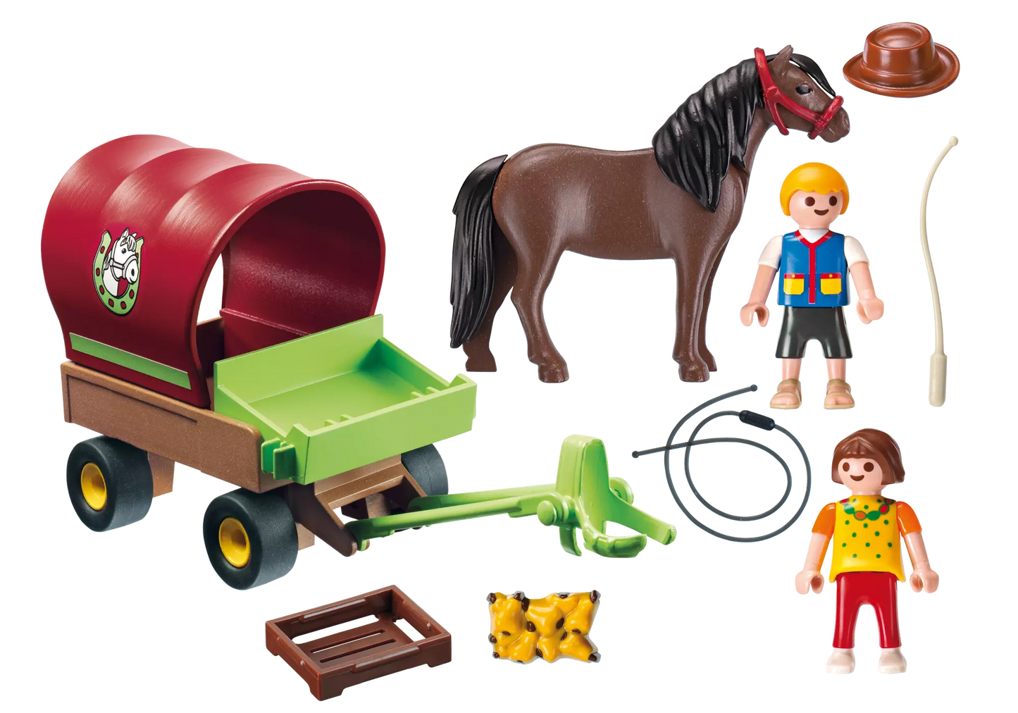 Playmobil 5228 Sammlerstück Country Kinder-Ponywagen - plegobil