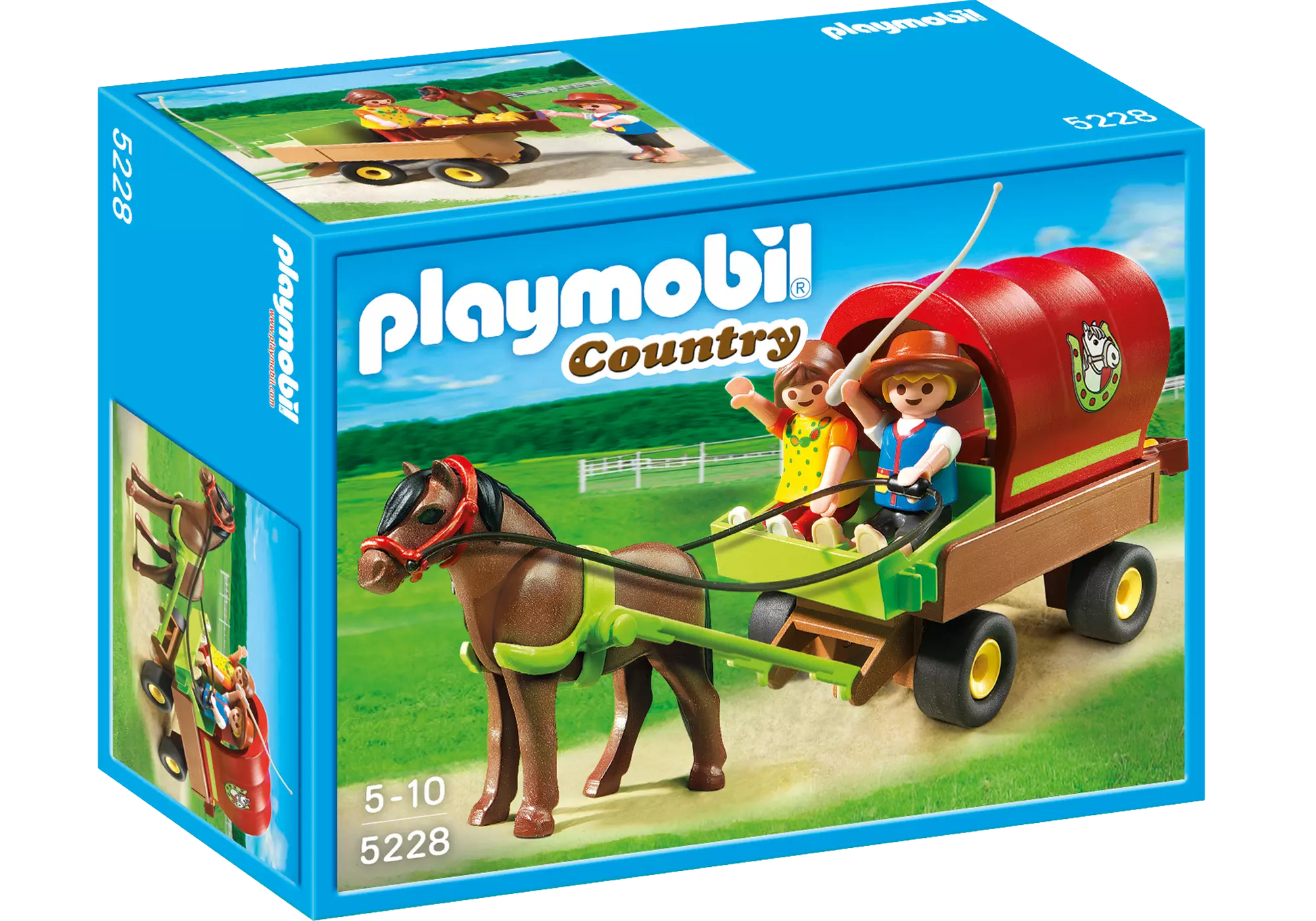 Playmobil 5228 Sammlerstück Country Kinder-Ponywagen - plegobil