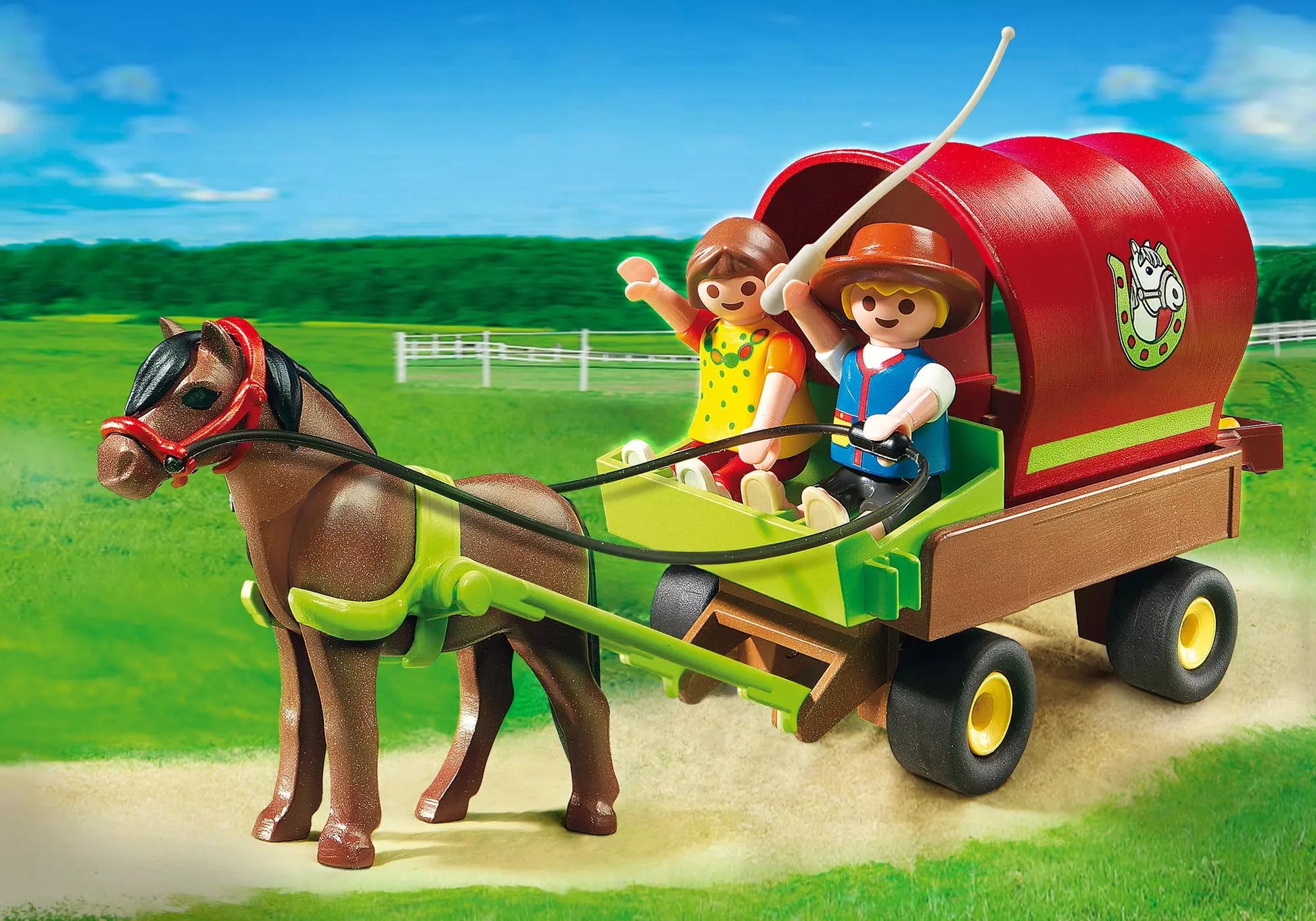 Playmobil 5228 Sammlerstück Country Kinder-Ponywagen - plegobil