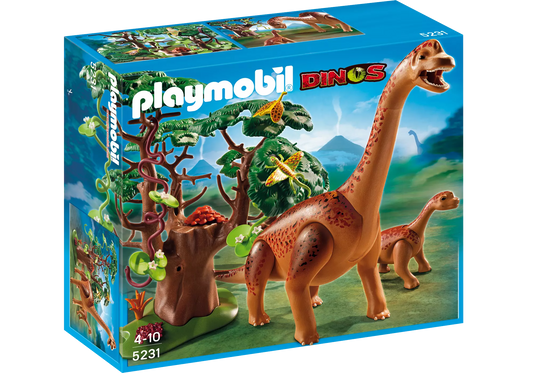 Playmobil 5231 Sammlerstück Dinos Brachiosaurus mit Baby - plegobil