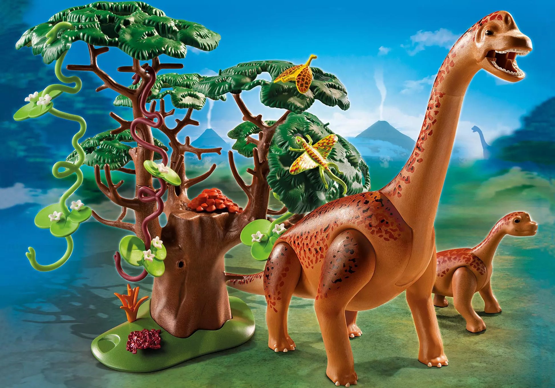 Playmobil 5231 Sammlerstück Dinos Brachiosaurus mit Baby - plegobil
