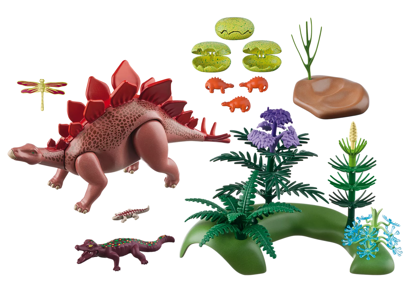 Playmobil 5232 Sammlerstück Dinos Stegosaurus mit Nest - plegobil