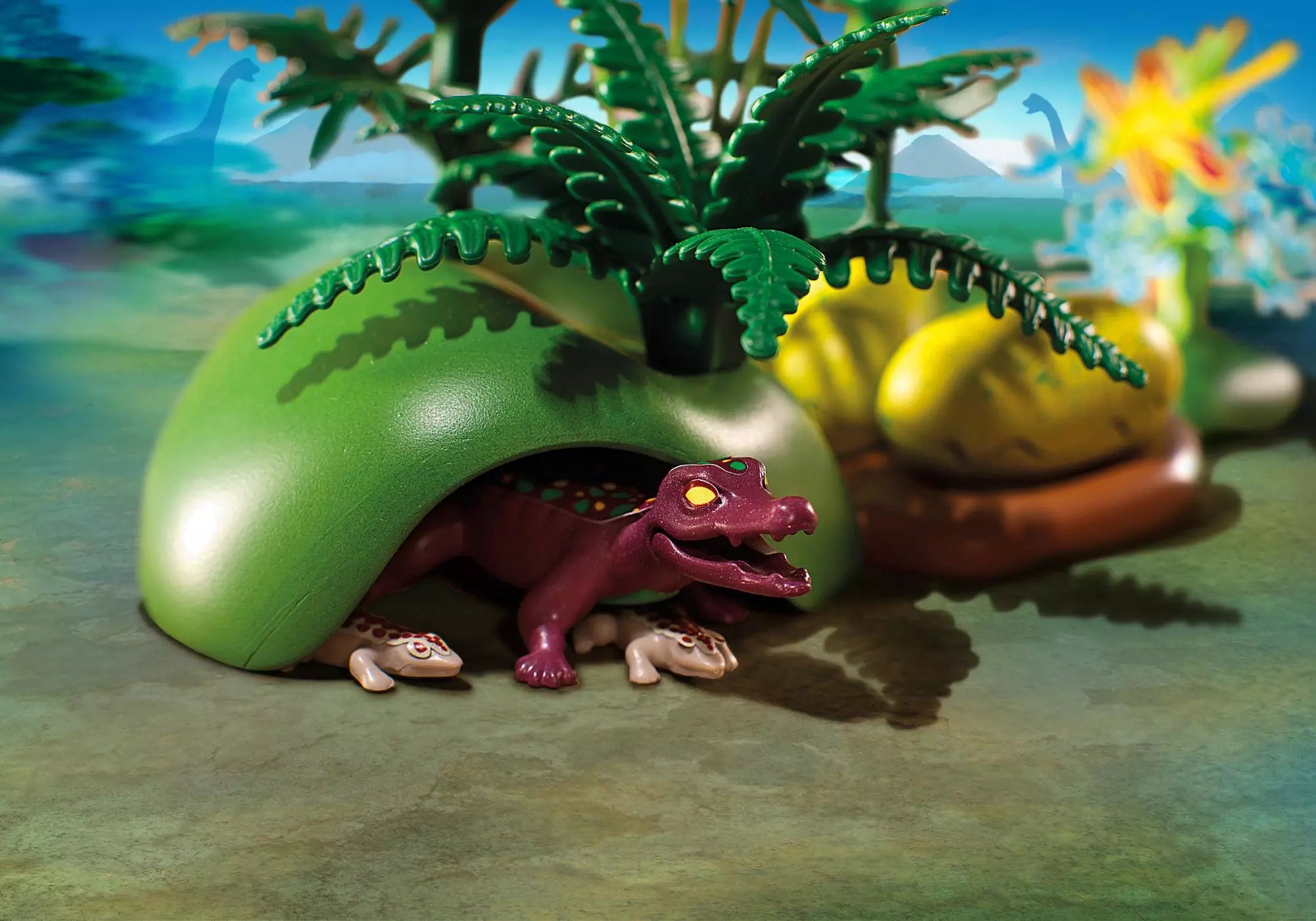 Playmobil 5232 Sammlerstück Dinos Stegosaurus mit Nest - plegobil