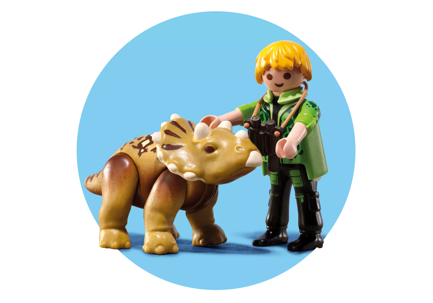 Playmobil 5234 Sammlerstück Dinos Triceratops mit Baby - plegobil