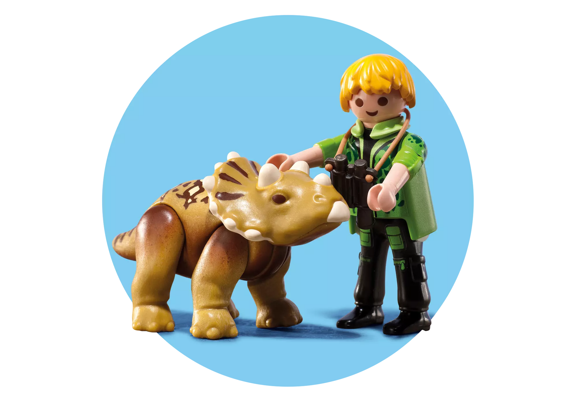 Playmobil 5234 Sammlerstück Dinos Triceratops mit Baby - plegobil