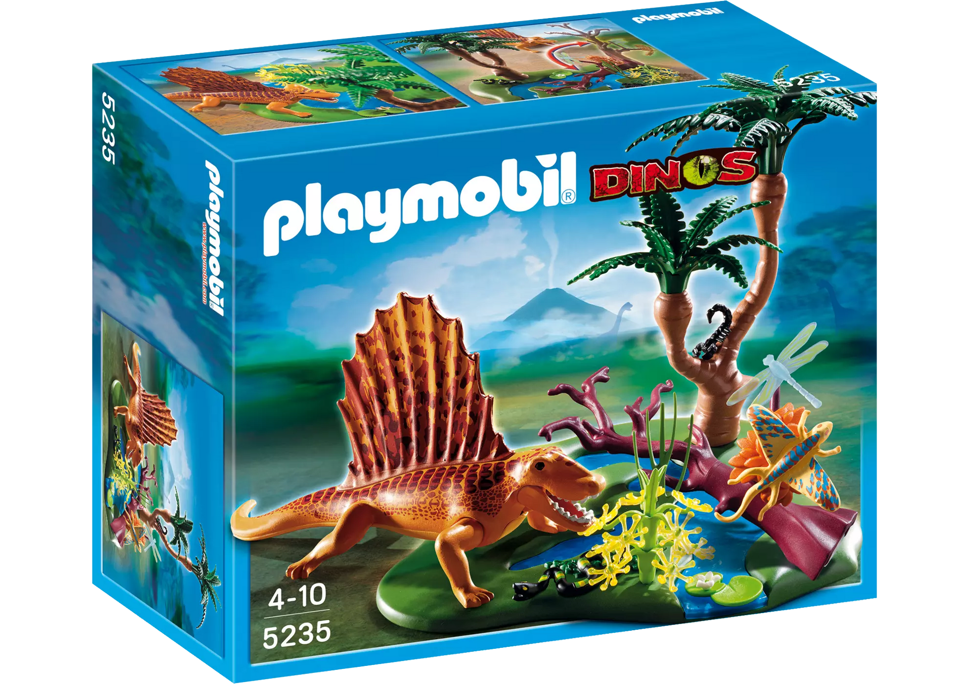 Playmobil 5235 Sammlerstück Dinos Dimetrodon mit Wasserstelle - plegobil