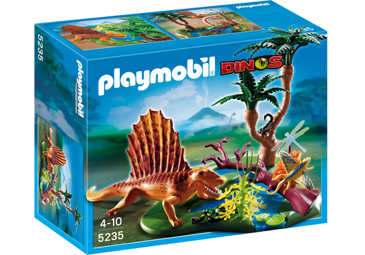 Playmobil 5235 Sammlerstück Dinos Dimetrodon mit Wasserstelle - plegobil