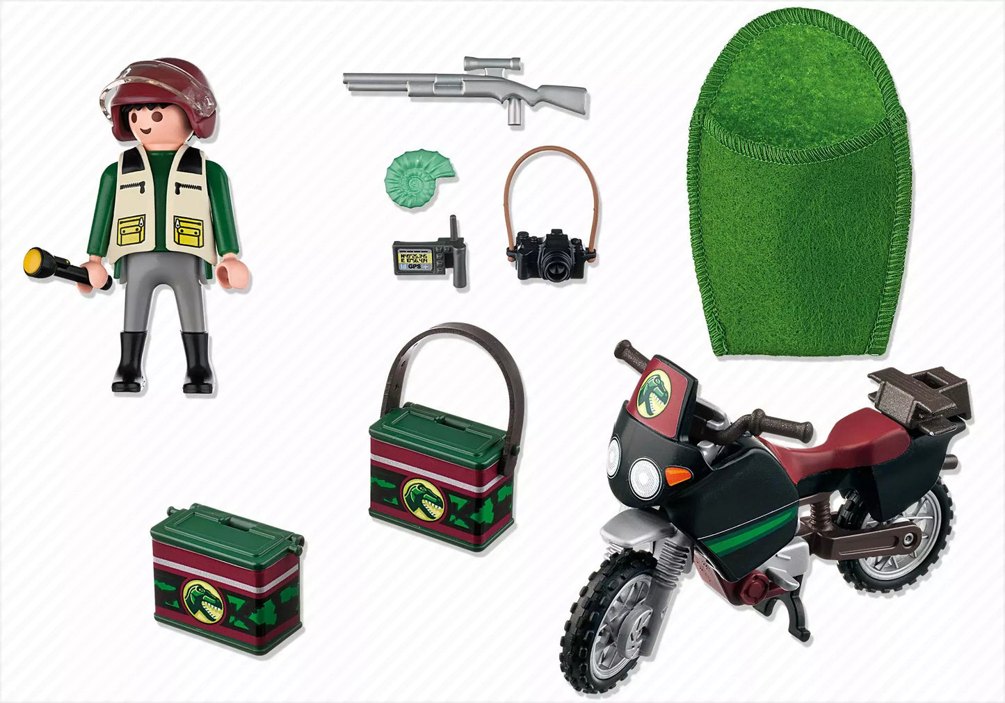 Playmobil 5237 Sammlerstück Dinos Dinoforscher mit Geländemaschine - plegobil