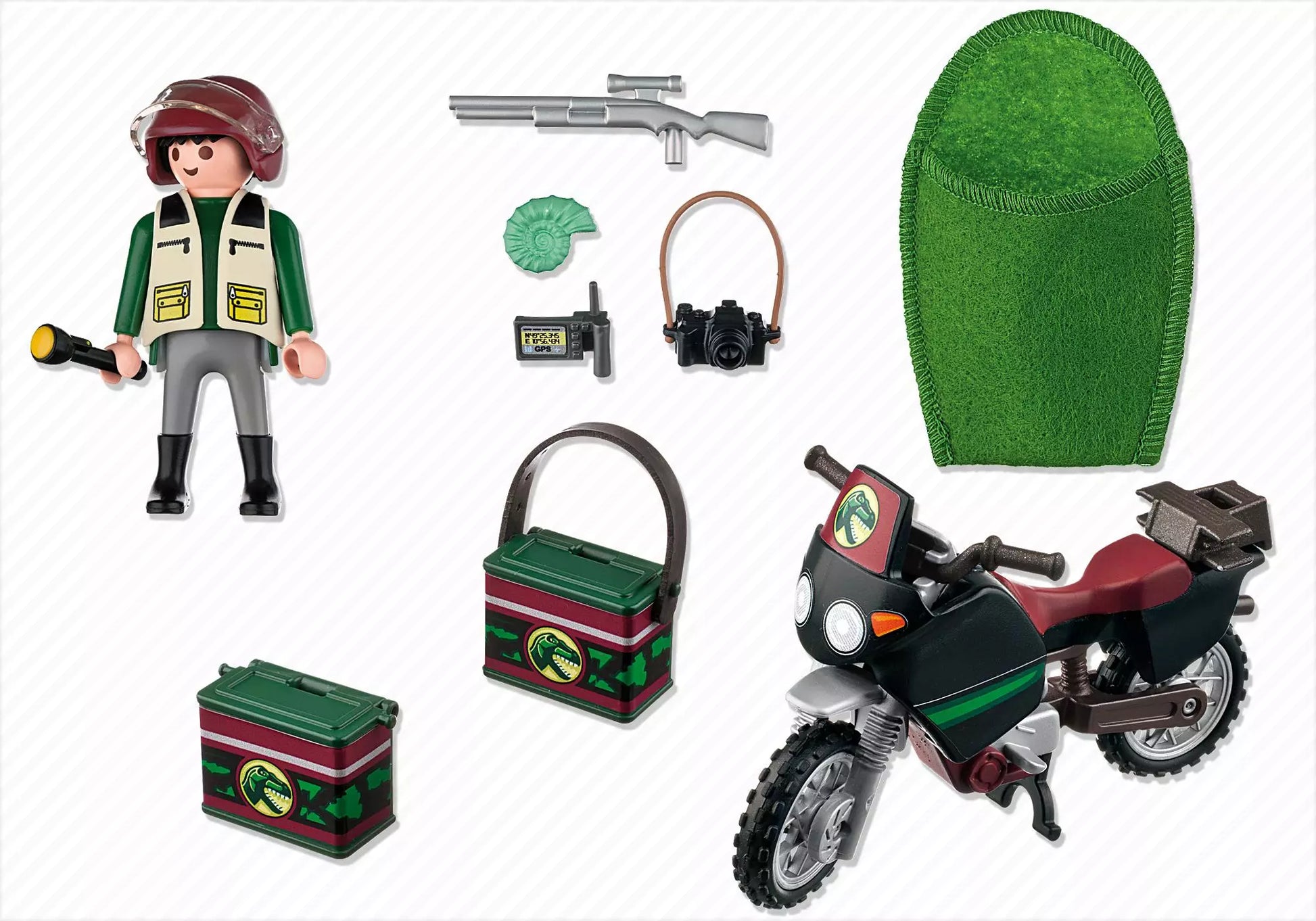 Playmobil 5237 Sammlerstück Dinos Dinoforscher mit Geländemaschine - plegobil