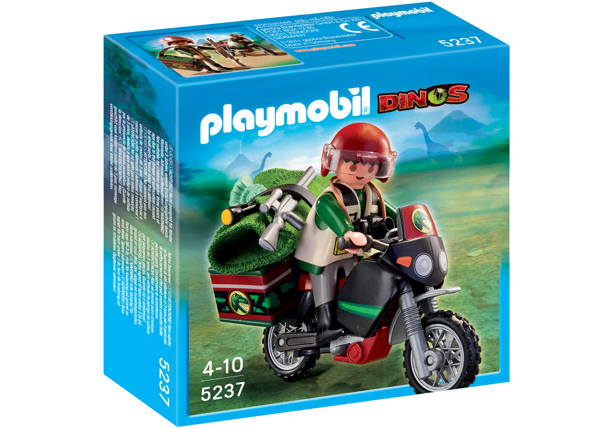 Playmobil 5237 Sammlerstück Dinos Dinoforscher mit Geländemaschine - plegobil