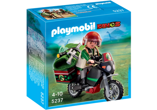 Playmobil 5237 Sammlerstück Dinos Dinoforscher mit Geländemaschine - plegobil
