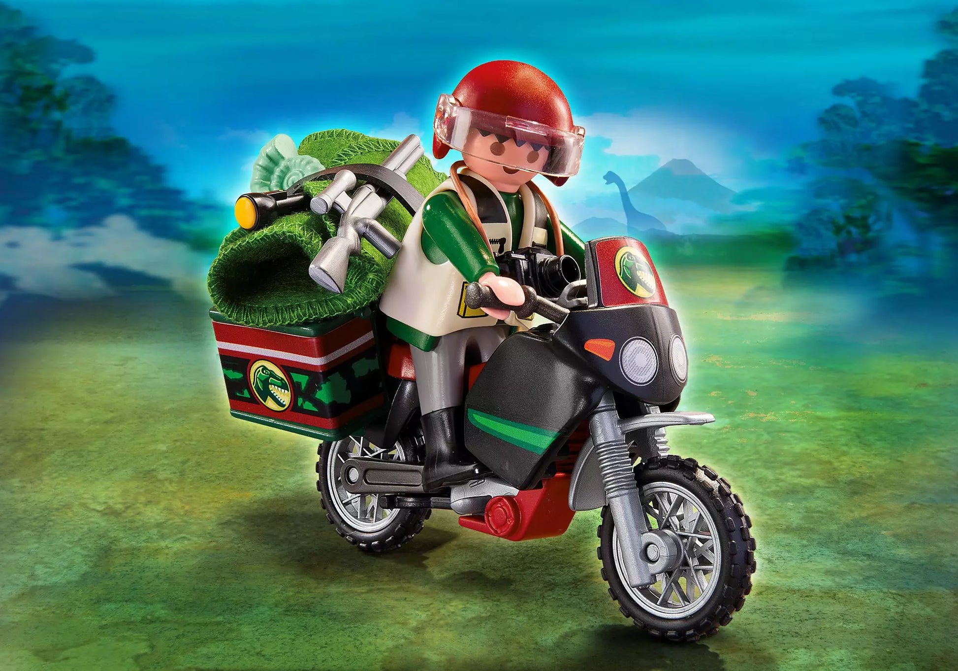 Playmobil 5237 Sammlerstück Dinos Dinoforscher mit Geländemaschine - plegobil