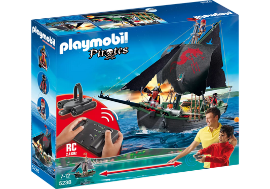Playmobil 5238 Pirates Piratensegler mit RC-Unterwassermotor - plegobil