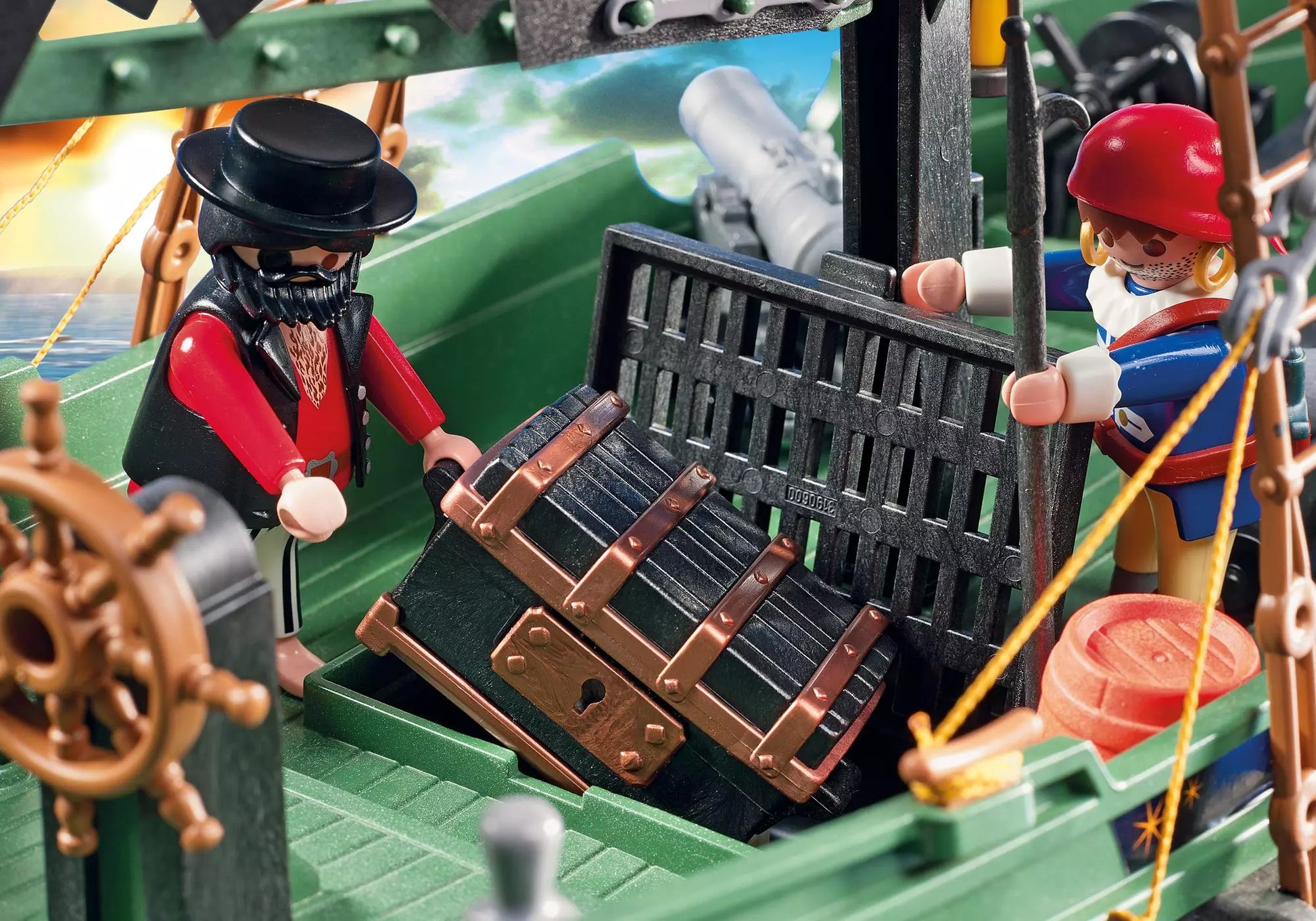Playmobil 5238 Pirates Piratensegler mit RC-Unterwassermotor - plegobil
