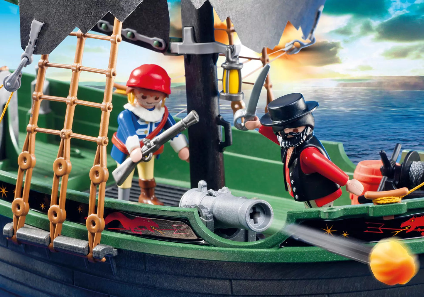Playmobil 5238 Pirates Piratensegler mit RC-Unterwassermotor - plegobil