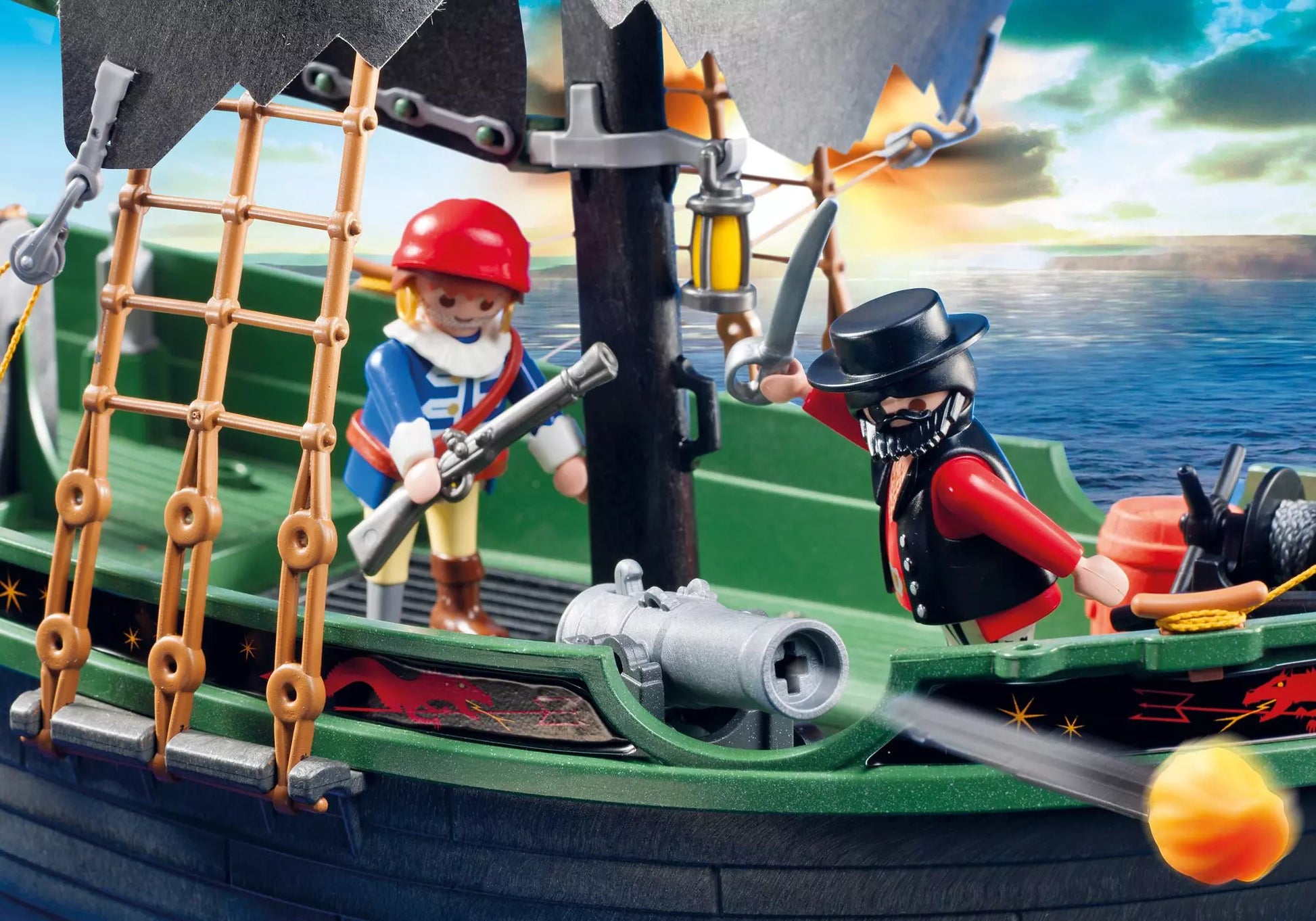Playmobil 5238 Pirates Piratensegler mit RC-Unterwassermotor - plegobil