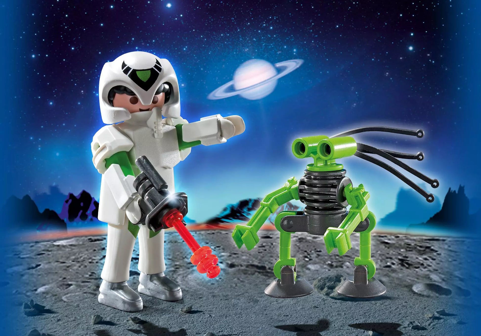 Playmobil 5241 DuoPack Astronaut mit Spy-Robot - plegobil