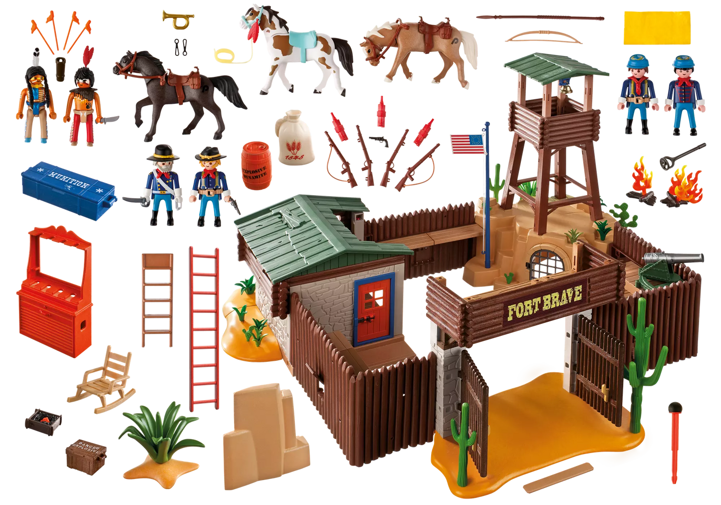 Playmobil 5245 Sammlerstück Western Großes Western-Fort - plegobil