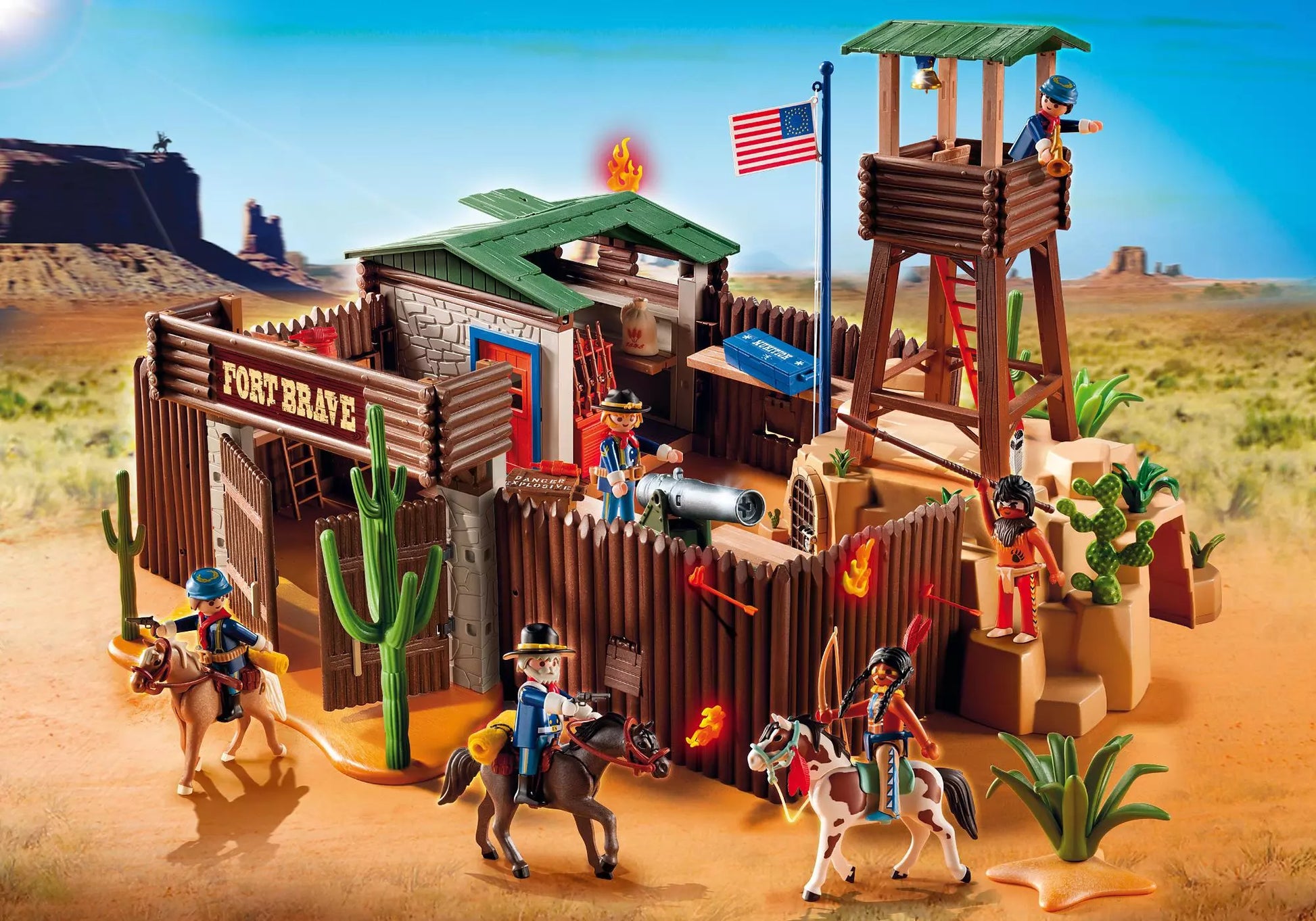 Playmobil 5245 Sammlerstück Western Großes Western-Fort - plegobil