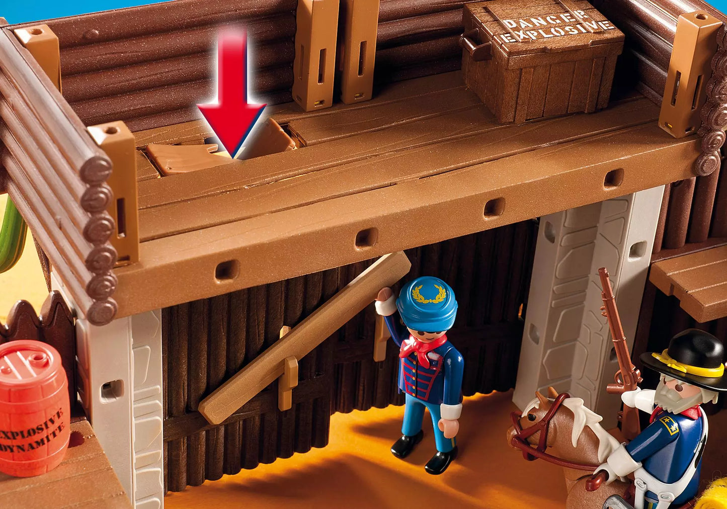 Playmobil 5245 Sammlerstück Western Großes Western-Fort - plegobil
