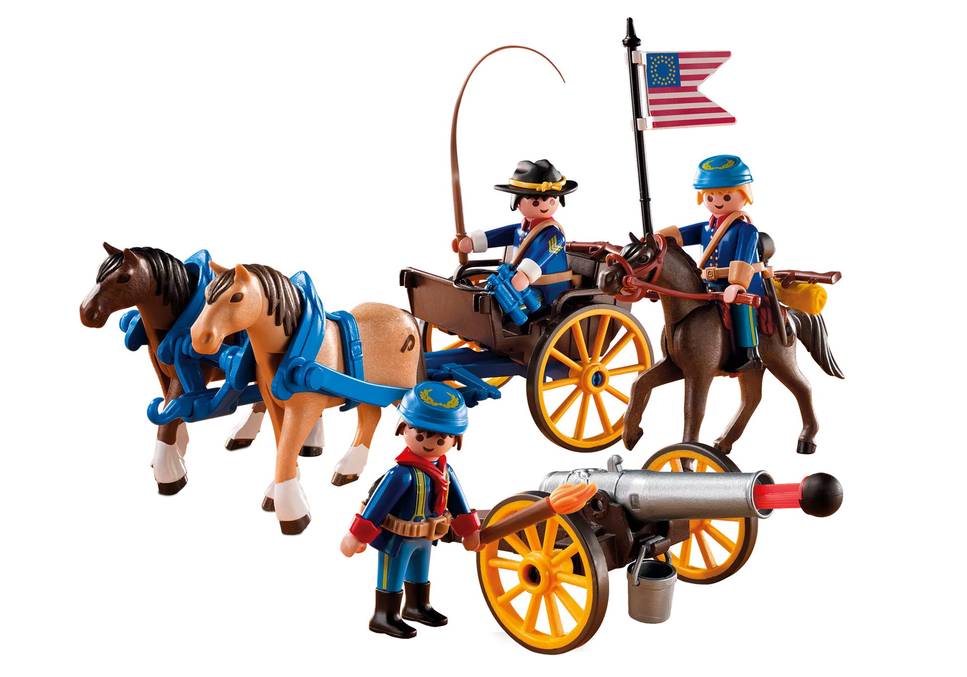 Playmobil 5249 Sammlerstück Western Kavalleriewagen mit Kanone - plegobil